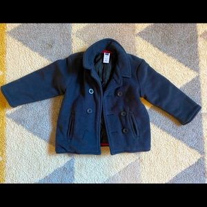 Baby Gap Navy Blue Pea Coat - Size 2T